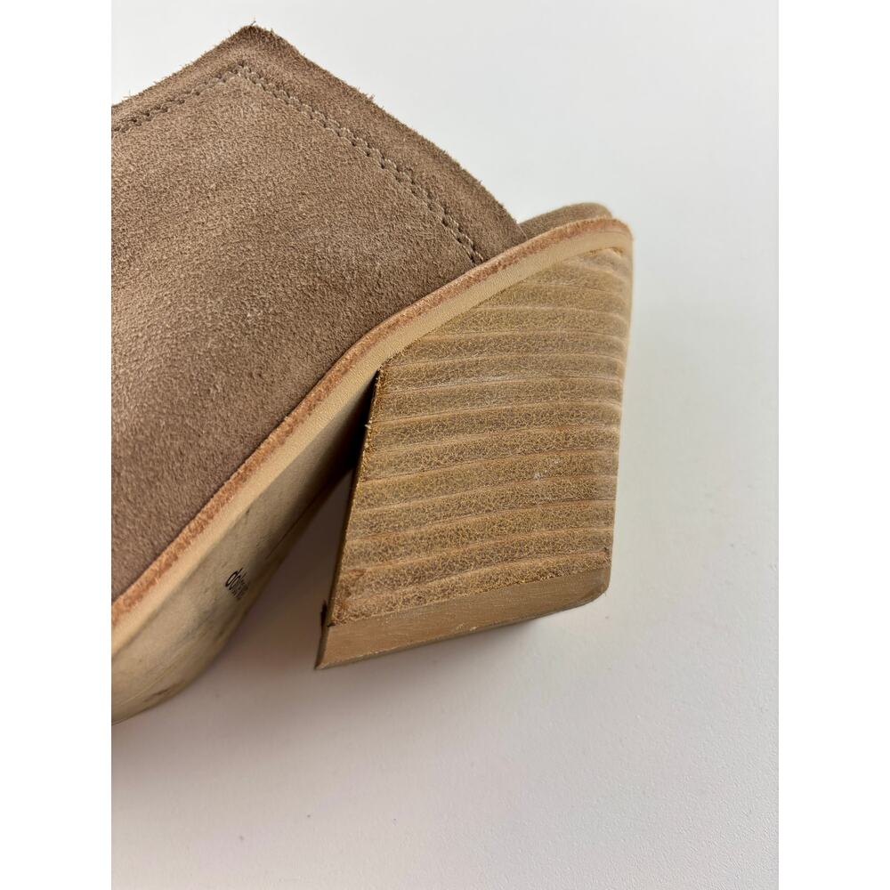 Dolce Vita Brown Suede Pointed Toe Mule Heels Size 7.5 - Picture 7 of 8
